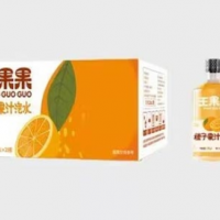 王果果橙子果汁汽水碳酸饮料330ml×20
