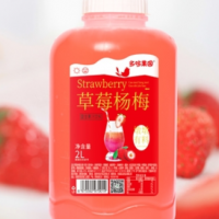 多哆果园草莓杨梅复合果汁饮料2L