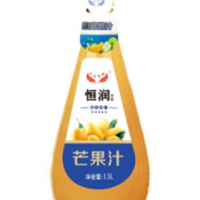恒润芒果汁1.5L瓶装